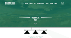 Desktop Screenshot of billardshop.ch