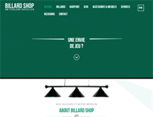 Tablet Screenshot of billardshop.ch